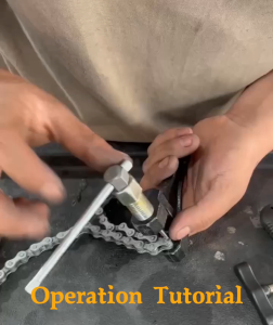 Motorcycle Heavy Duty chain disassembler 420-530 chain unloader/cutter remover for motorcycle/tricycle Tahan lama