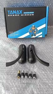 SPION OVAL MINI BLACK EDITION UNIVERSAL MOTOR JAPSTYLE BRATSTYLE CHOPER CUSTOM BIKE