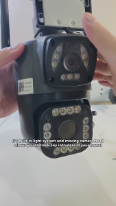 South Ocean V380 Outdoor CCTV Dual Camera Wifi Connect To Cellphone With Voice Dual Lens Waterproof Night Vision