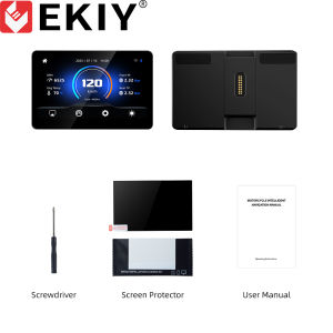 EKIY 6.2" Wireless CarPlay Moto Android Auto For BMW R1200GS F800 GPS Motorcycle Navigation Dashboard Screen Support WonderWheel