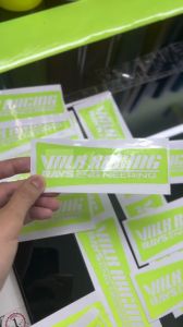 สติ๊กเกอร์ติดล้อ สติ๊กเกอร์ติดแม๊ก ตกแต่งล้อ Volk Rays 4 ชิ้น และ TE37SL 4 ชิ้น Sticker Car Wheel 8 PCS/Set 4 สี (WE38)