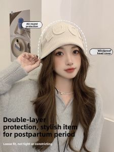 Warm Winter Knit Hat for Postpartum Women