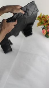 Kantong Plastik Polos Hitam 1 PACK isi 50 PCS Kresek Hitam TIPIS 3 Size Termurah -LD-5