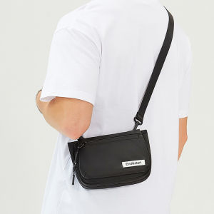 Outdoor Fashionable Mens Single Shoulder Bag Multi-layer Mobile Phone Bag Casual Crossbody Bag Nylon Material Handbag