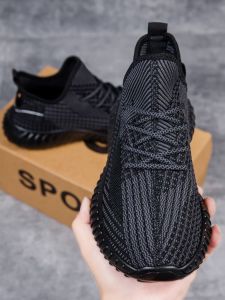 Summer 2024 Mens Canvas Shoes Casual Versatile Coconut Sports Board Shoes Breathable Low Cut Glue Sole Flat Heel Plain Color