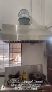 120&180CM COMMERCIAL KICTHEN EXHAUST HOOD 4KAKI/6 KAKI 不锈钢烟罩抽油烟机/STAINLESS STEEL COOKING STOVE EXHAUST COVER/KICTHEN EQUIPMENT