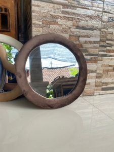 Cermin wave mirror Korean mirror Cermin meja cermin dekorasi dinding