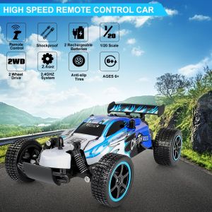 Sinovan RC Car 1:18 Off-Road Vehicle Toys 15-20km/h High Speed Radio Controled Car Drift 2.4G Remote Control Racing Car For Kids