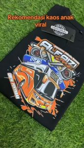 Kaos Anak Desain Unik King Farhan 3-10 Tahun