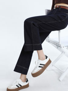 Quần Ống Vai Suô Chuông Dáng Dài Thẳng Họa Tiết Côn Đồ Nhiều Lớp Nhiều Lớp Cưa Tre Lử Lỡ Mặc Ngày Thường