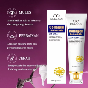 collagen brightening eye cream untuk kantung mata penghilang mata panda hitam penghilang kantung mata Cepat 20g Memperbaiki Keriput Mata Krim mata Anti Aging anti keriput Hidrasi Dan Pelembab