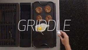 Chefs Classics Cast Iron Reversible Grill Pan Cast Iron Hot Plate Reversible Grill and Griddle