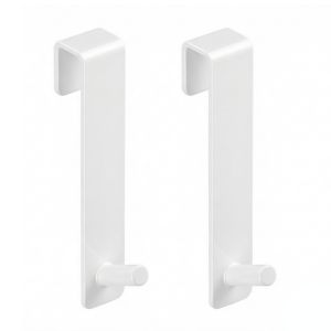 No Drill Heavy Duty Over-the-Cabinet Door Hook Wooden Glass Cabinet Bathroom Dorm Towel Headphone Kitchen Storage Organizer