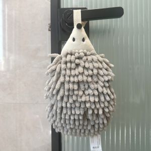 Cartoon Cute Little Hedgehog Kitchen Hand Towel Quick Dry Snail Absorbent Bathroom Washbasin Towel Cloth Home Cleaning Tools