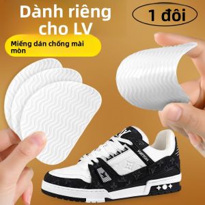 ZHIHAOEN | Đế Lót Chống Trượt Chống Mòn cho Giày LV Trainer Màu Trắng