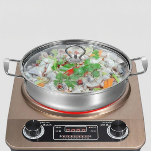Jiaxun | Non-stick Thick Magnetic Stainless Steel Soup Pot