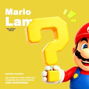 Mario Question Mark Night Light Creative Fun
