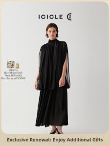 ICICLE | Silk Chiffon Evening Dress