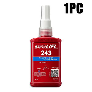 LOOLIFL | Loolifl 243 High Strength Removable Anaerobic Screw Glue Anti Vibration Anti Loose Bolt Sealant for Auto Motorcycle Machinery