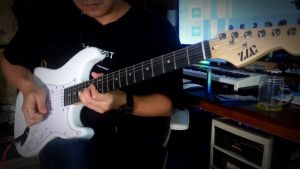 ZLG 6-String Stratocaster White Electric Guitar with Amplifier Professional&beginners Fast Shipping Free gifts