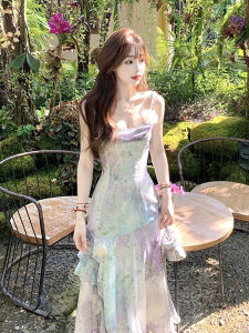 CHOUXIE | Pretty Halter Floral Dress