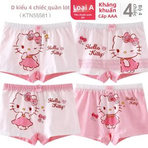 Hello Kitty | Quần Lót Nữ Bé Gái Thoáng Khí Nhẹ Cotton