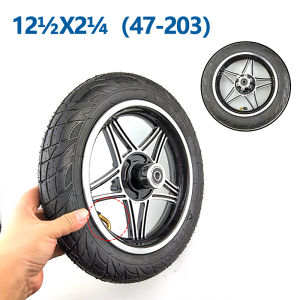 12 1/2 X 2 1/4 62-203 wheels 12.5 inch tire + alloy rims fits Many Gas Electric Scooters and e-Bike Folding electric bicycle