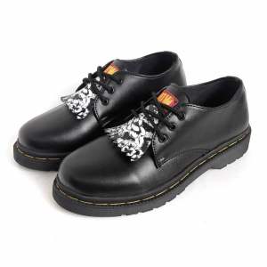 Venomous X Jow Sepatu Pria twocap Black Casual Formal Black