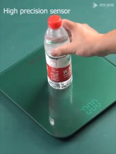 คอมพิวเตอร์น้ำหนักดิจิตอล Lenovo ที่ชั่งน้ำหนัก 180KG กระจกใส หรือ "คอมพิวเตอร์น้ำหนัก Lenovo 180KG