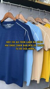 Áo thun nam cổ tròn THÁI KHANG vải thun lạnh co dãn 4 chiều siêu mát ATK4
