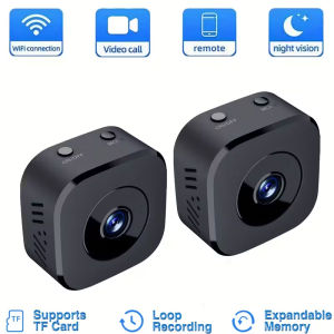 Wireless Security Camera Indoor/Outdoor WiFi Smart Camera with App Control Baby Monitor Night Vision Camcorder IP Audio Video