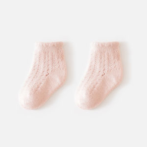 Summer ChildrenS Socks Solid Color Baby Socks Breathable Cotton Baby Girl Socks Comfortable Boy Socks For Newborn Babies