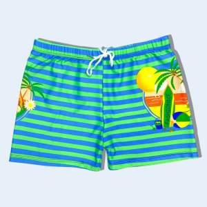 Kids 4-7 Years Old Boy Swimming Trunks Short Drawstring Beach Short Inner Sport Short Quality P-501