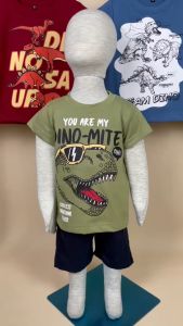 Kaos Dino Tees - Kaos Anak Motif Dino 2-8T Pineapple Kids