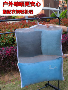 Portable Outdoor Breathable Mosquito Proof Windproof Pillow Drying Net Bag Balcony Pillow Core Drop Protection Storage Organizer