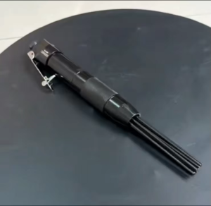 E2 Straight Pneumatic Needle Scaler 12 Needles 3mm Air Rust Remover Tool Rust Slag Deburring Metal Surface Cleaning Pneumatic Air Scaler