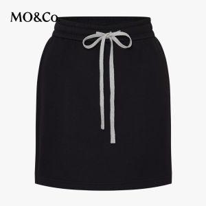 MO&Co. | Lightweight Cotton A-Line Skirt