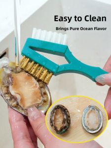 HQueen Multi-Functional Seafood Cleaning Brush Crab Abalone Shrimp Special Brush Oyster Cleaning Tool Kitchen Household