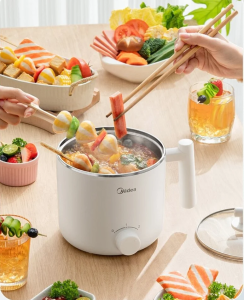 Midea | Multifunctional Dorm Suitable Stainless Steel 0-Coating Electric Cooker