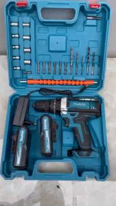 Máy khoan Makita 77V 3 Chức Năng 24 Phụ kiện khoan tường bắn vít - Hàng Loại 1 lõi đồng không chổi than .Hàng Cao Cấp