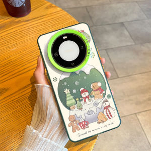 Creative Christmas Snowflake Crystal Ball Phone Case for Huawei Mate 80 Female New Model Air Autumn Winter Mate 60 pro plus Hard Soft Shell Max