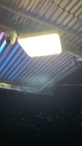 【 Square】 Solar Ceiling Light 3500W Indoor Outdoor solar lights inside the house home Bedroom Stair Balcony lamp original LED waterproof IP67 Dust and mosquito prevent 1200W 900W 700W 400W 10M Power cord Automatically up Dimmable Remote Control COD