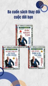 Sách - combo 3c - Đác nhân tâm + Nghệ thuật nói trước công chùng + Quẳng gánh lo đi (khổ nhỏ bìa mềm)