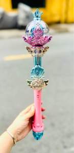 Cây Đèn Trung Thu Quyền Trượng Xoay Được Siêu Xinh Cho Bé