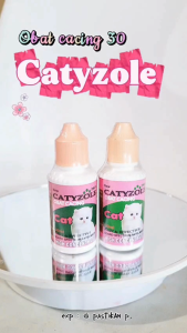 Catyzole drop 30ml obat cacing kucing