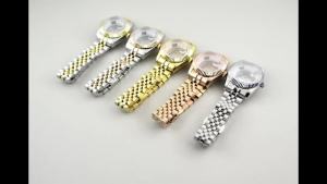 NH05 31mm PVD Jubilee Bracelet Silver Watch Case For Girl Woman Datejust Watch Accessories For NH05 NH06 Movement 24.5mm Dial