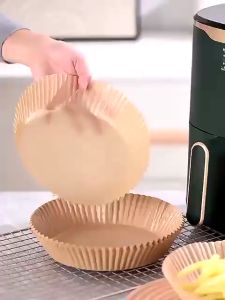 Giấy Lót Nồi Chiên Không Dầu 1 SET 50 Tờ Tiện Lợi Giấy Nến Vàng Lót Nồi Chiên Không Dầu Đa Năng Tiện Dụng