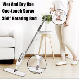 Spray Mop for Floor Cleaning Floor Mop Dry Wet 360 Degree Spin Head Spray Mop for Home Kitchen Hardwood