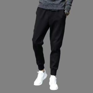 กางเกงยีนส์ทรงหลวมเอวยางยืดสำหรับผู้ชาย ทรงฮาเร็ม ทรงตรง ทรงหลวม กางเกงขายาวลำลอง ฤดูใบไม้ผลิและฤดูใบไม้ร่วง 2025