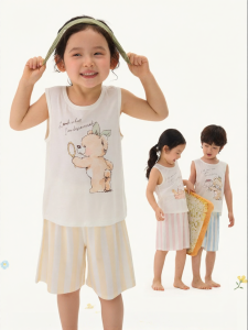 Q21 | Hypoallergenic Antibacterial Tencel Kids Sleepwear Set